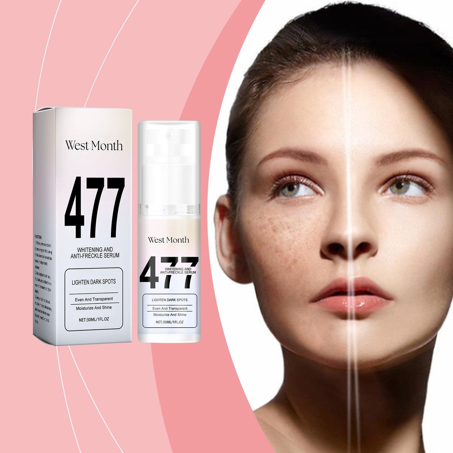 West&Month Niacinamide Skin Care Essence, Niacinamide Essential Oil Nourishes Skin And Moisturizes Skin