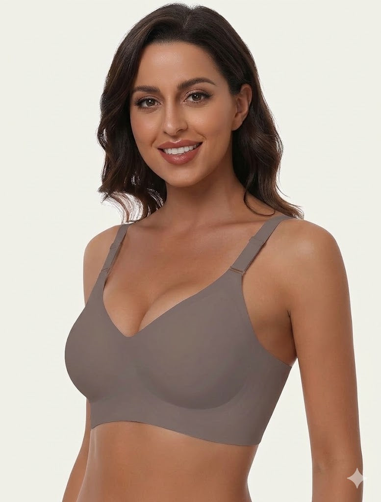 Comfortable Seamless Full Coverage Bra For Women Wireless Bras With Soft Support Regular And Plus Size