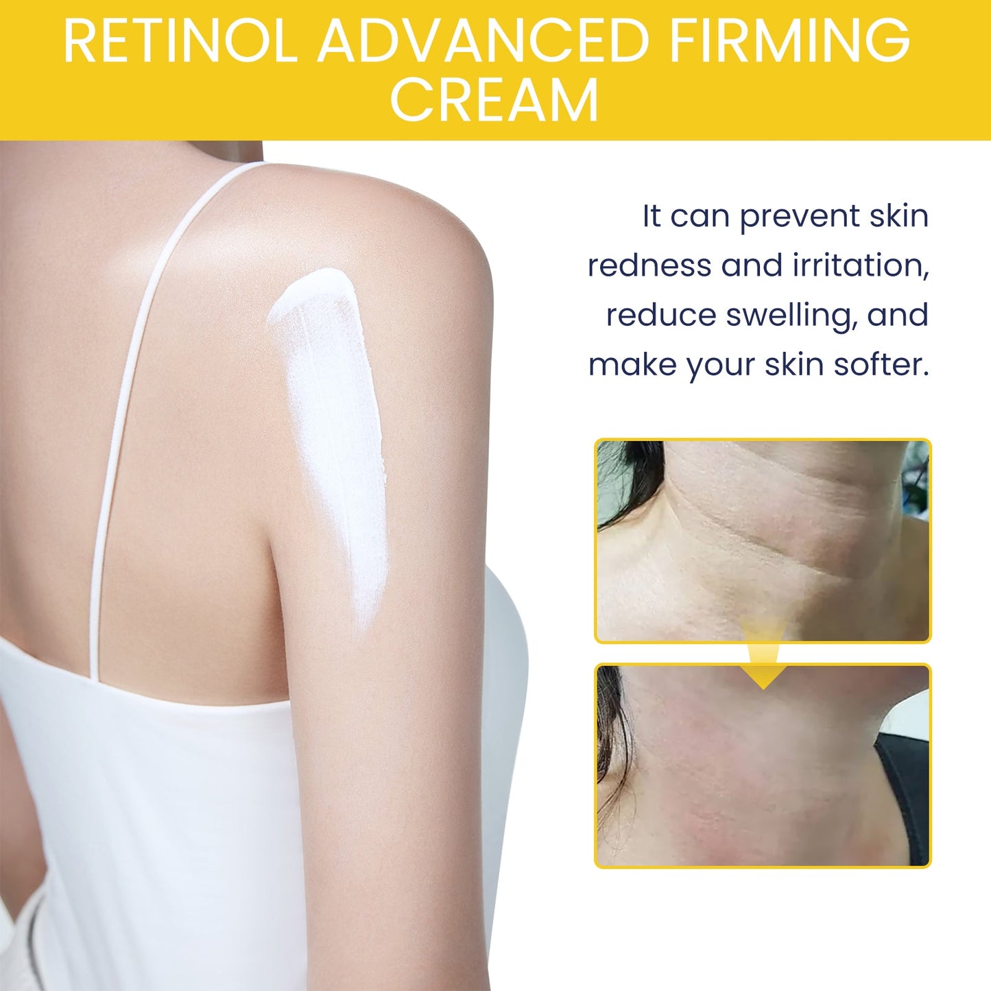 OceAura Retinol Advanced Firming Cream, Hydrating And Rejuvenating Brightening Body Smooth Anti-Wrinkle Body Lotion For Skin