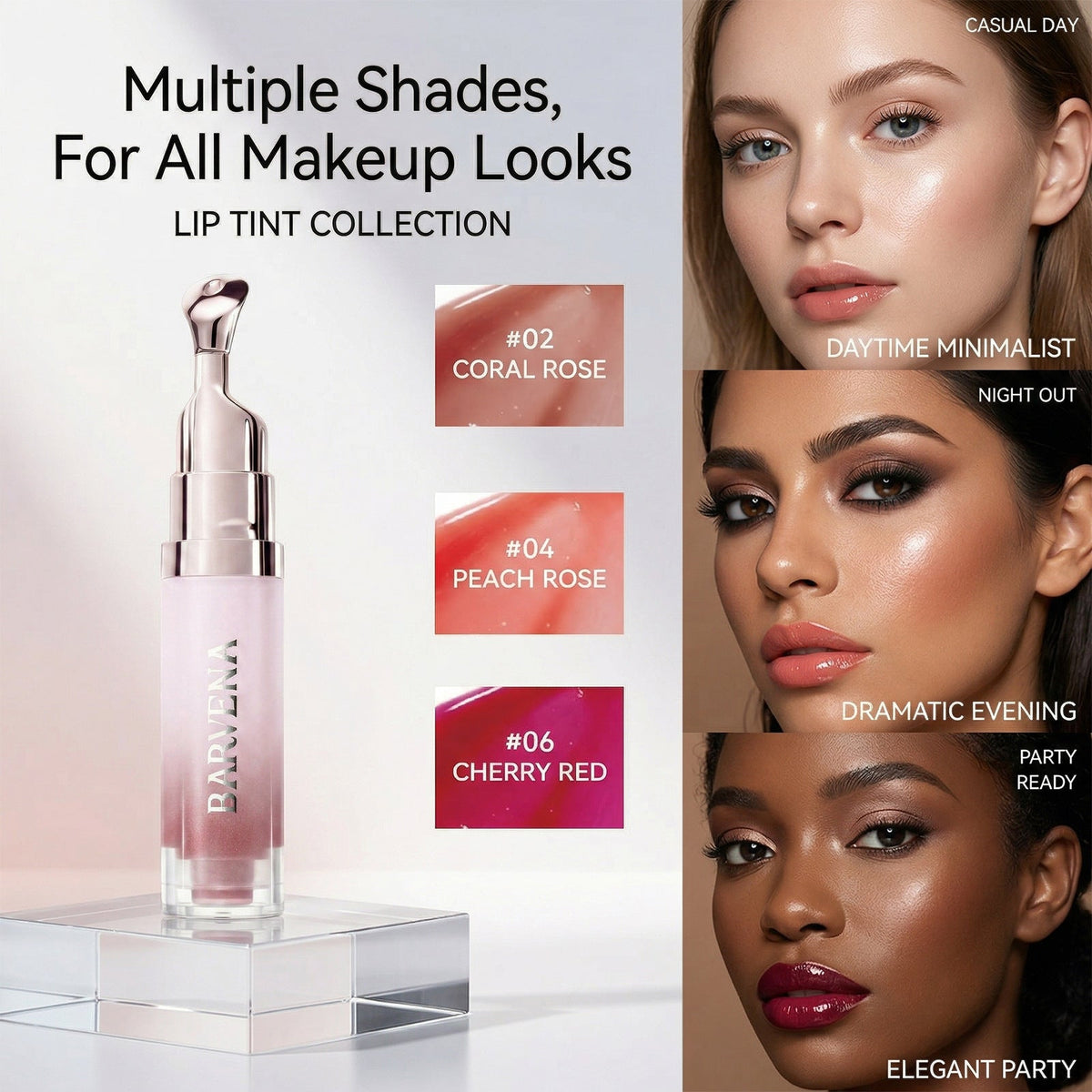 Brightening Lip Serum Oil, Hydrating Lip Gloss, Moisturizing Lip Balm For Dry Lips, 6.5g