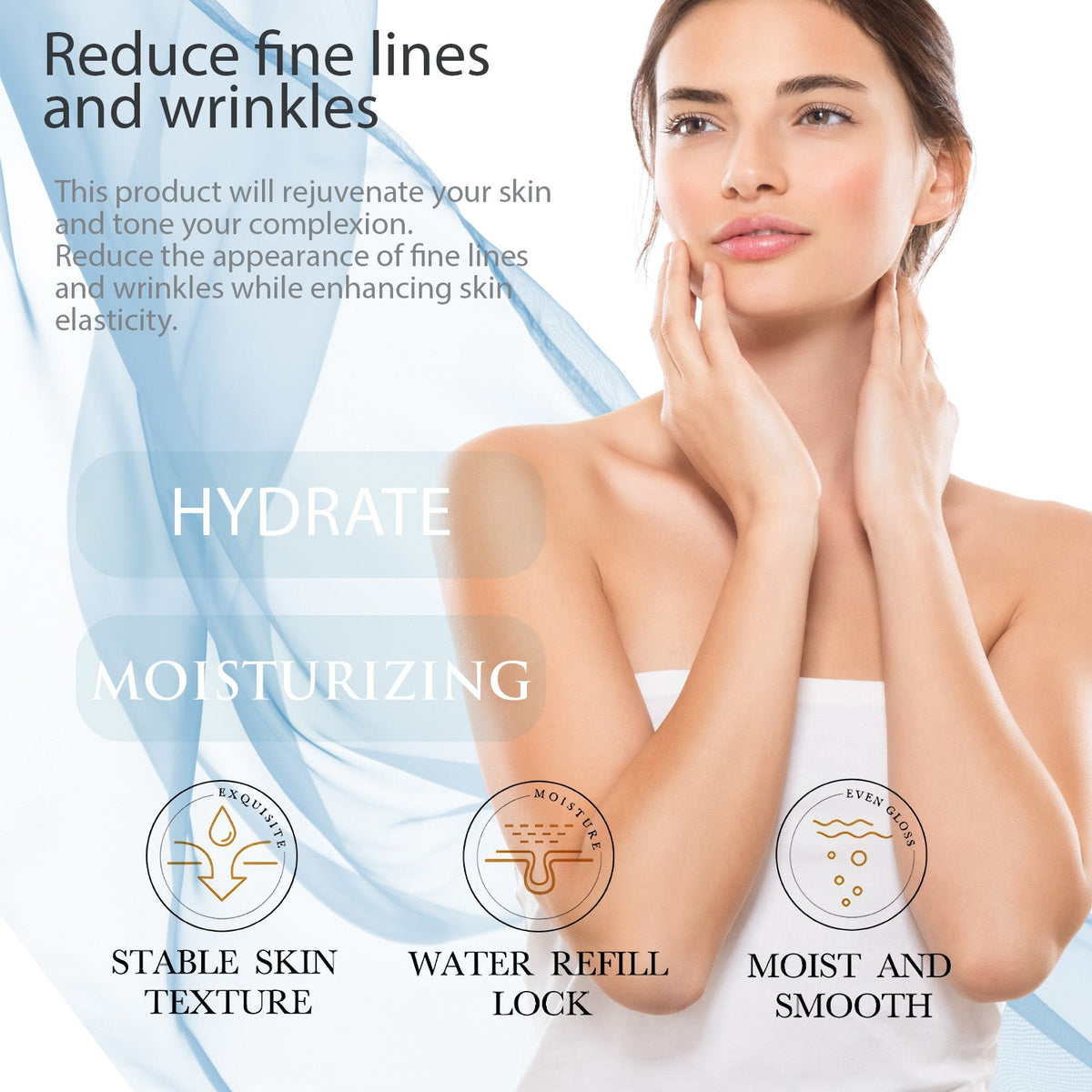 OUHOE Body Butter, Nourish Clean Skin Moisturizing Delicate Pore Shine Anti-Wrinkle Cream Body