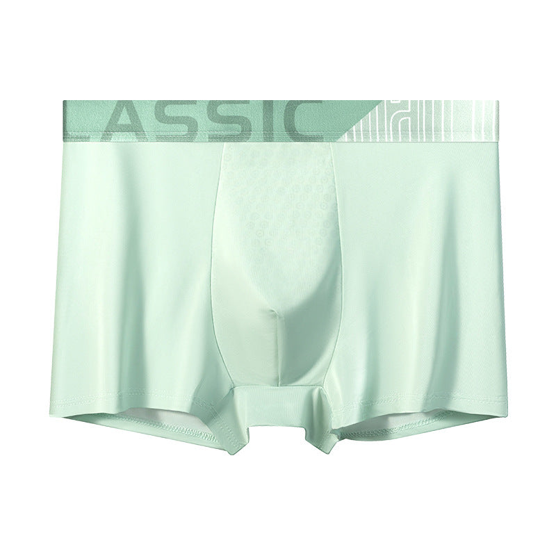 Men's Ice Silk Boxer Briefs Breathable, Moisture-Managing, Ultra-Soft Comfort Underwear For Summer