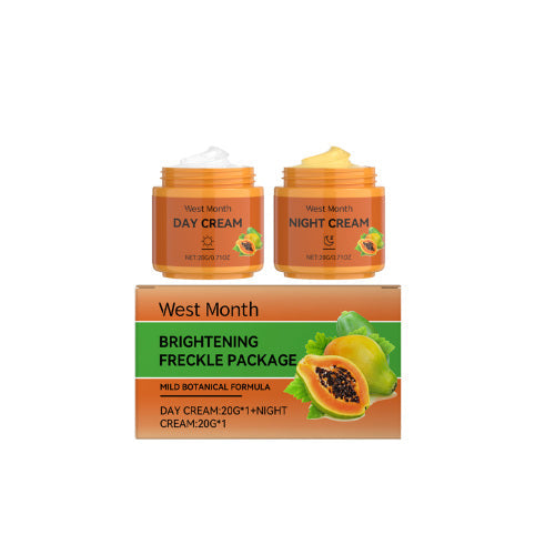 West&Month Papaya Facial Cream, Lightens And Improves Facial Hydration, Moisturizes, Brightens And Softens Skin