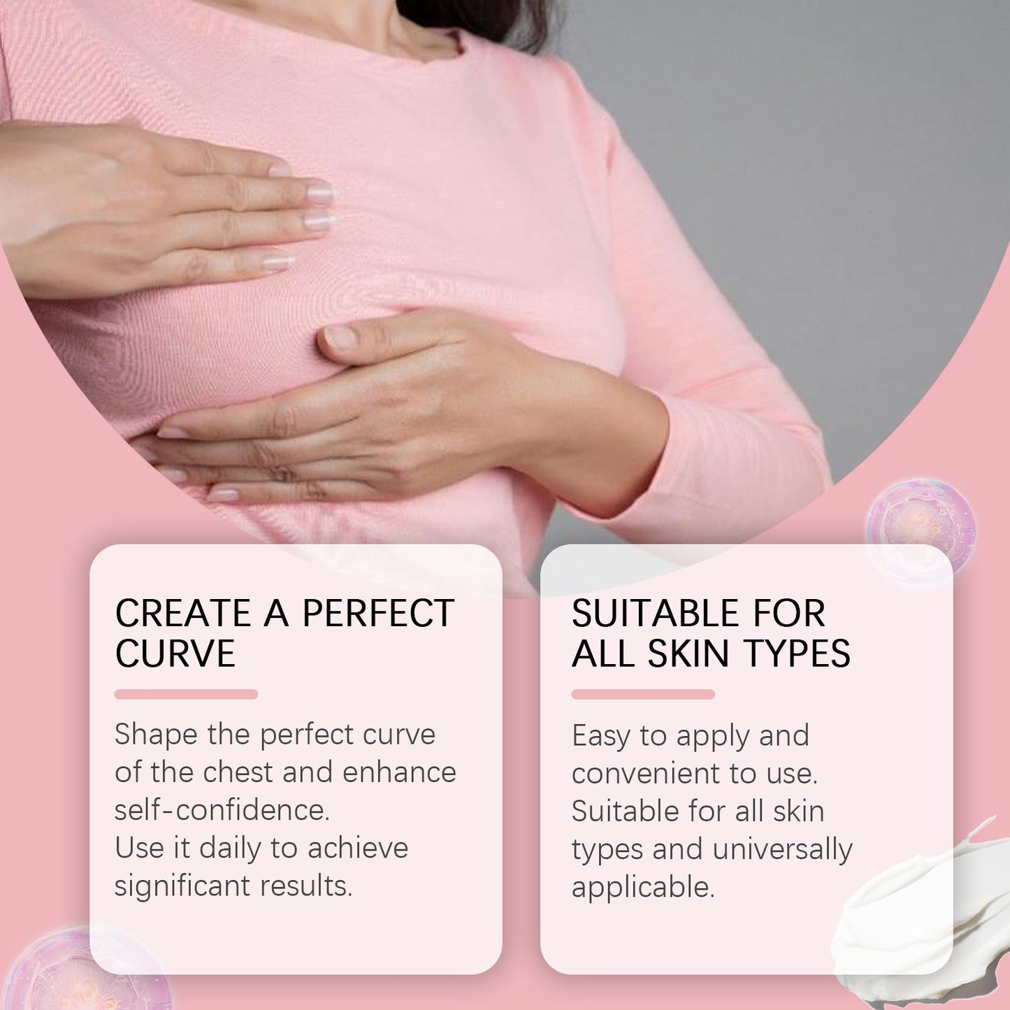 Wiyun Breast Moisturizer Breast Moisturizer Breast Skin Massage Elastic Body Nourishing Care Cream