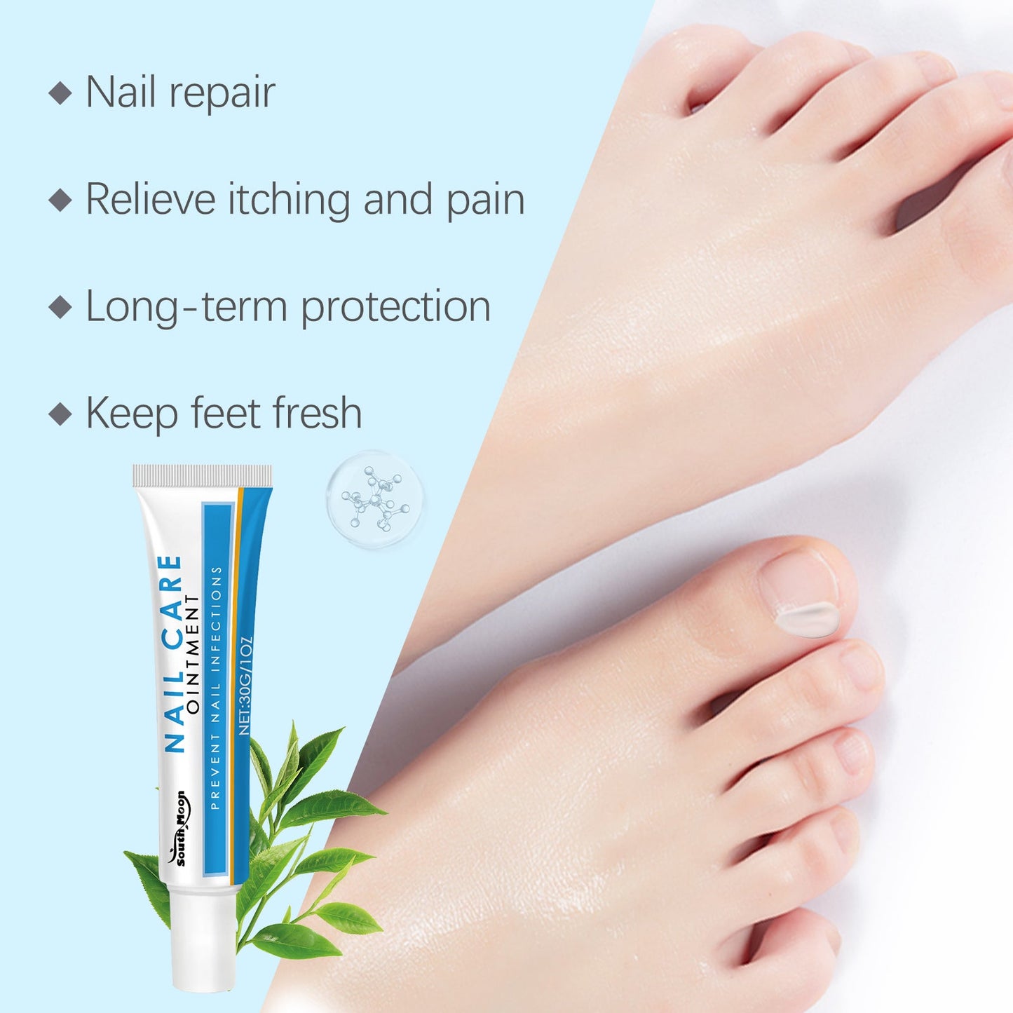 South Moon Nail Care Cream, Pamper And Nourish Your Nails With A Gentle Cleansing Soft Nail Care Cream