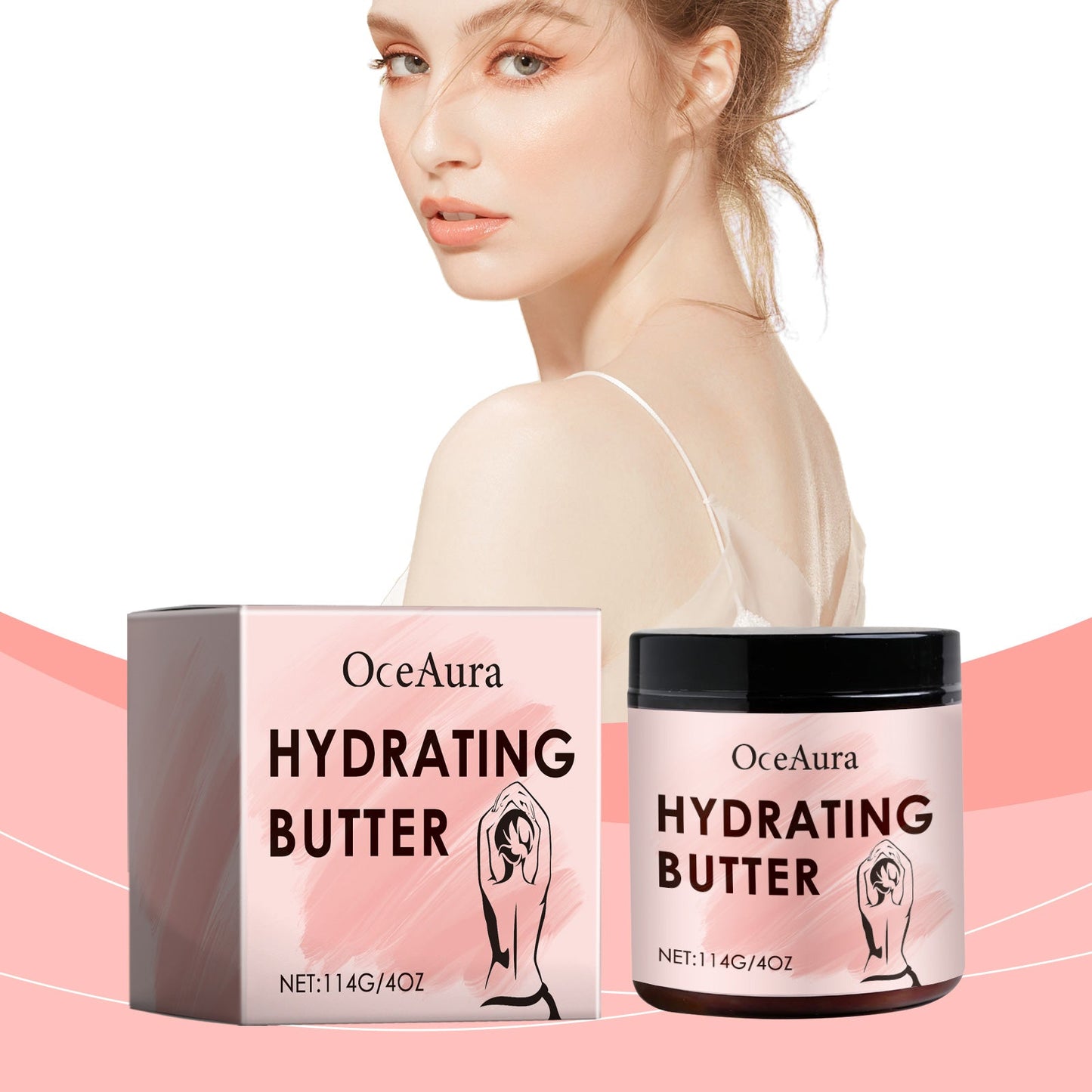 OceAura Hydrating Skin Care Cream Plant Essential Oil Nourishing Hydrating Refreshing Skin Care Improve Skin Elasticity Body Lotion