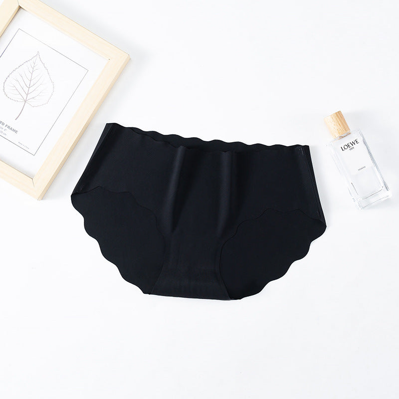 Women's Pure Cotton One-piece Ice Silk Seamless Panties