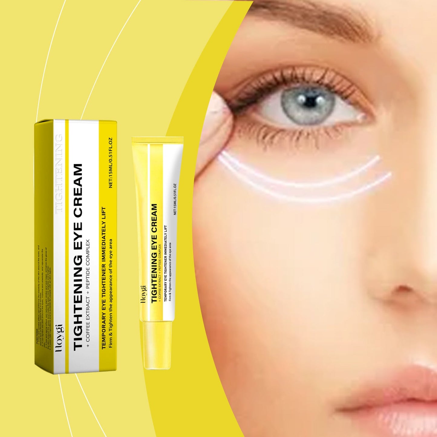 Hoygi Eye Cream Eye Essence Reduces Fine Lines Under Eye Bags, Moisturizes And Improves Eye Condition, Nourishes Tenderness And Brightening