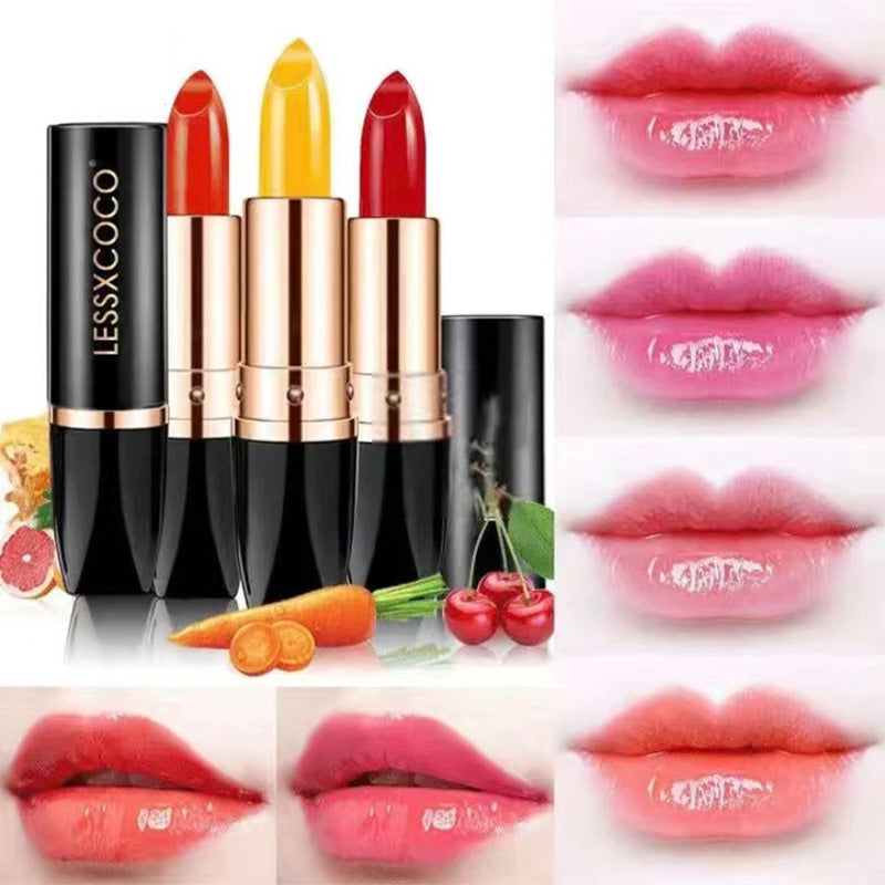 3PCS Color Changing Lipstick Set, Temperature & PH Sensitive, Long Lasting Moisturizing Lip Balm Gift Box For Women