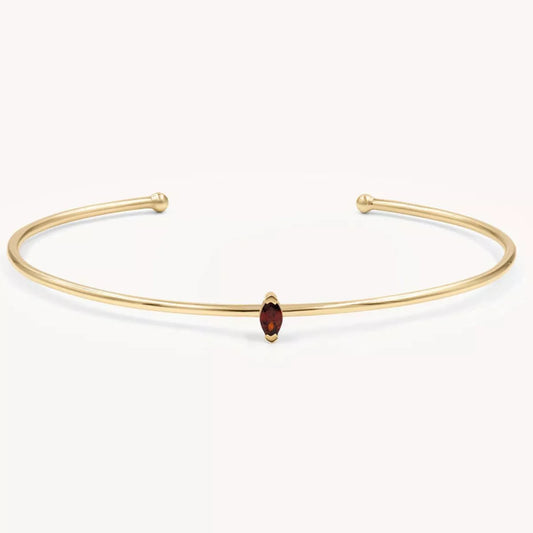 18K Gold-Plated Open Cuff Bracelet