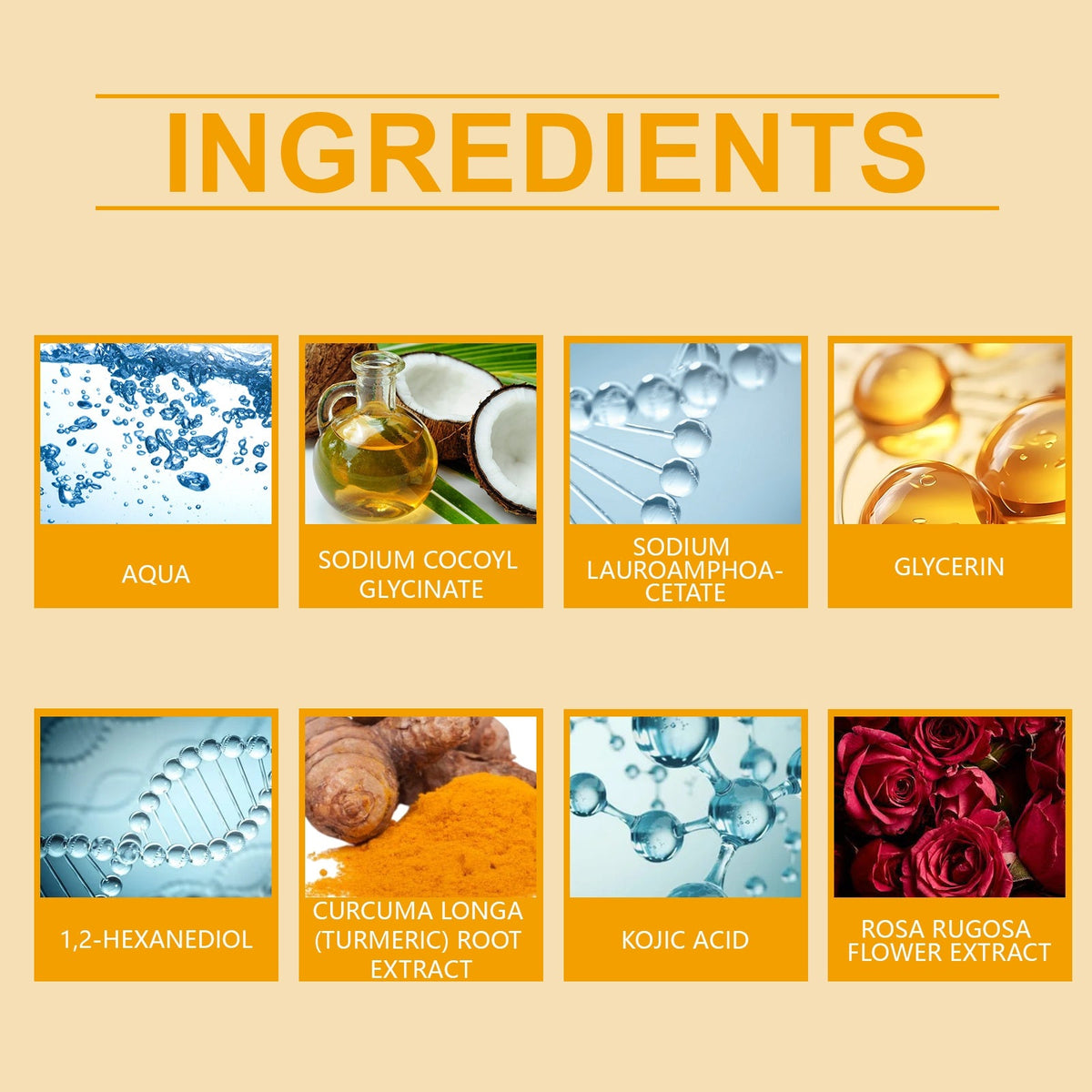 Jaysuing Turmeric Brightening Facial Cleanser With Built-In Silicone Brush, Gentle Oil Control Hydrating Pore Minimizing Face Wash