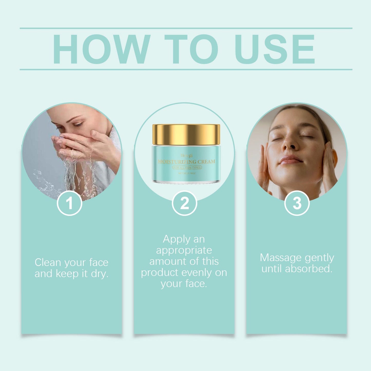 Hoygi Anti-Aging Facial Moisturizer, Hydrating Facial Skin Care Brightening And Moisturizing Skin Care Cream
