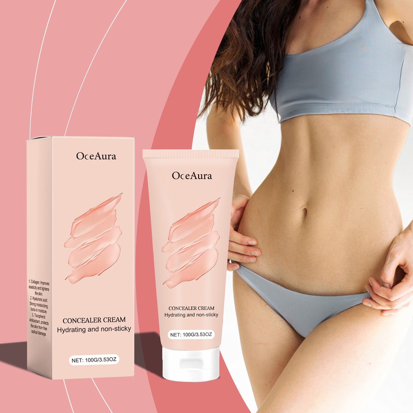 OceAura Hydrating Body Toning Cream Light Hydrating Body Toning Cream