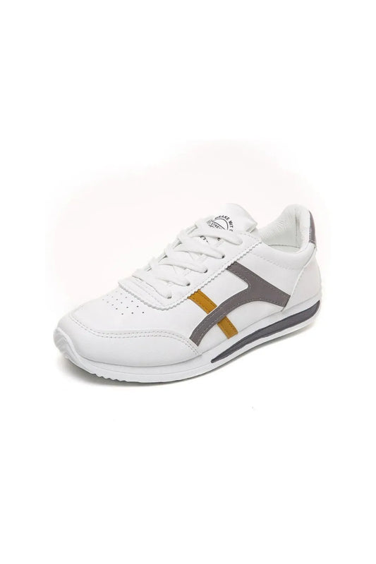 Lace Up Contrast Sneakers