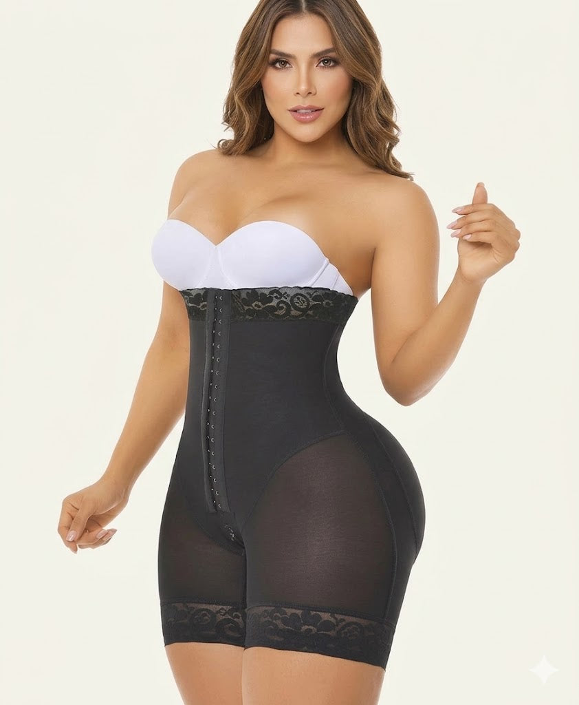 Tummy Control Shapewear For Women Strapless Fajas Colombianas Body Shaper Shorts Butt Lifter With Zipper Crotch