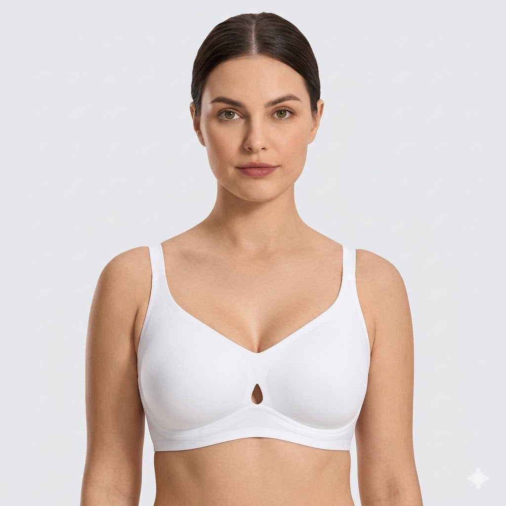 Teardrop Cutout Support Bra