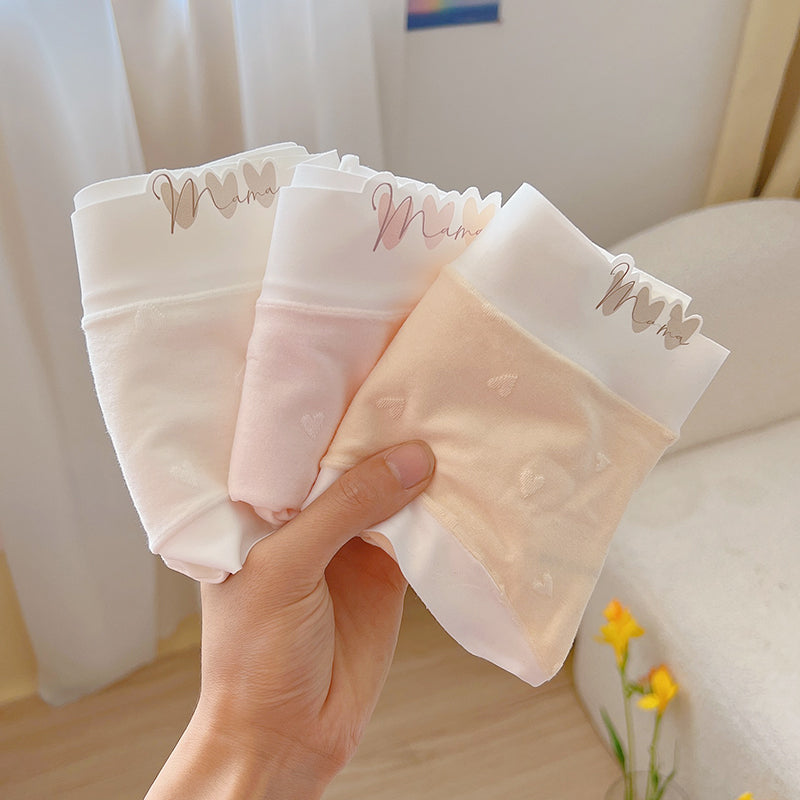 Womens Cotton Antibacterial Mid-Rise Seamless Thong-Style Panties Ultra-Slim Breathable And Alluring