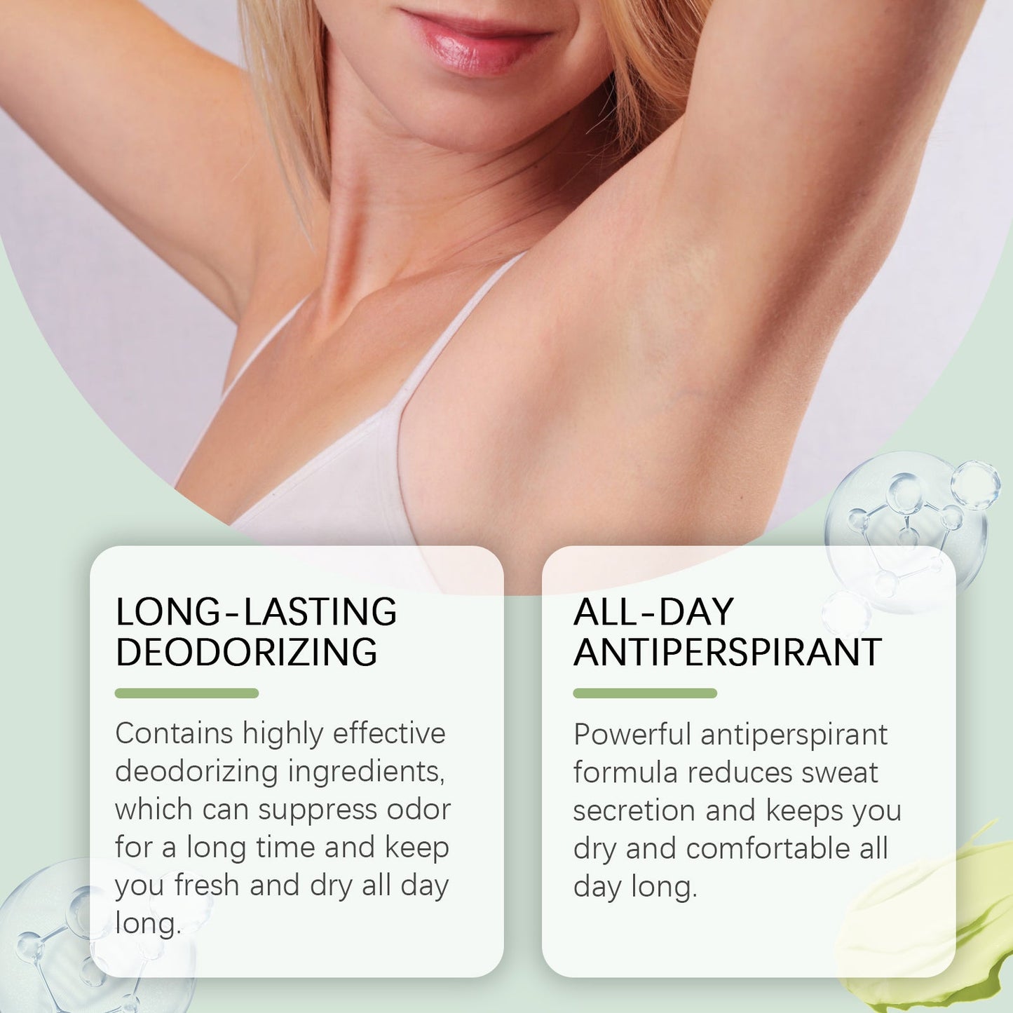 Wiyun Deodorant For Long-Lasting Fragrance Fresh And Gentle Armpit Deodorant Refreshing And Anti-Sweat Armpit Deodorant