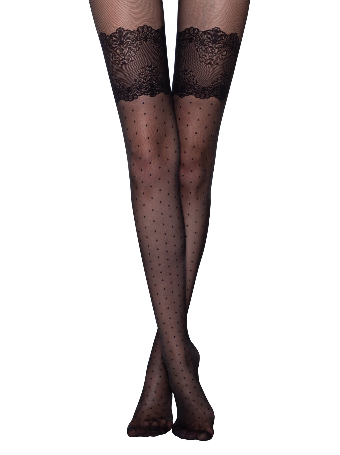 Conte Seduction 20 Den - Fantasy Polka Dots Stockings Imitation Women's Tights (21С-91СП)