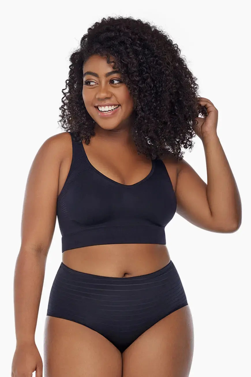 CURVEEZ Daily Striped Briefs