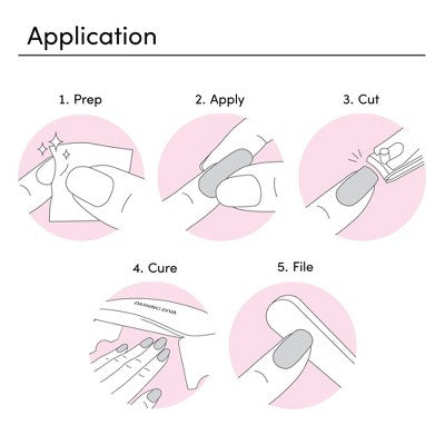 Dashing Diva Glaze Semi-Cured Gel Nail Polish Strips Baila con Fuego 32ct - New