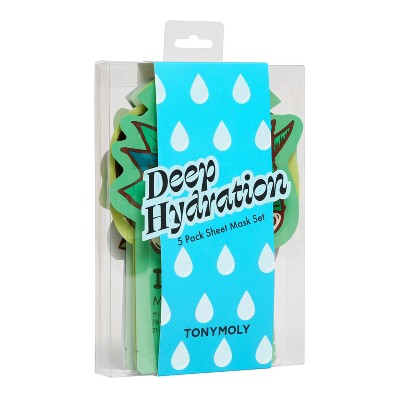 TONYMOLY Deep Hydration Sheet Mask Set 5ct - New