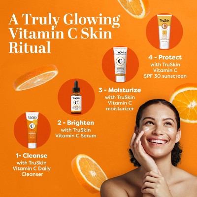 TruSkin Vitamin C Brightening Moisturizer For Face with Vitamin C 2 fl oz - Imperfect Box