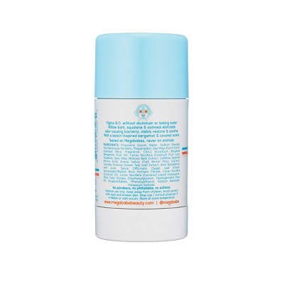 Megababe Beachy Pits Daily Solid Deodorant 2.6oz - New