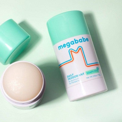 Megababe Soapy Pits Daily Solid Deodorant 2.6oz - New
