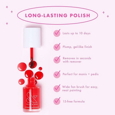 Olive & June Top Coat Long Lasting Nail Polish Pink Goldfish 0.92 fl oz - New