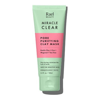 Rael Miracle Clear Pore Purifying Kaolin Clay Face Mask 3.4 fl oz - New
