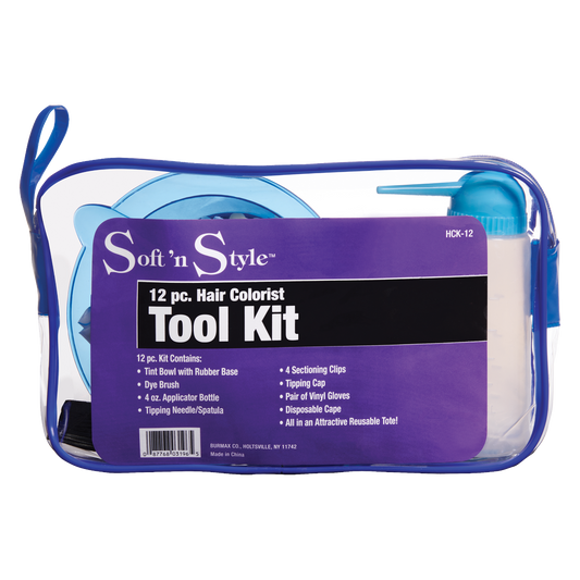 Soft 'n Style Hair Colorist Tool Kit - 12 pc