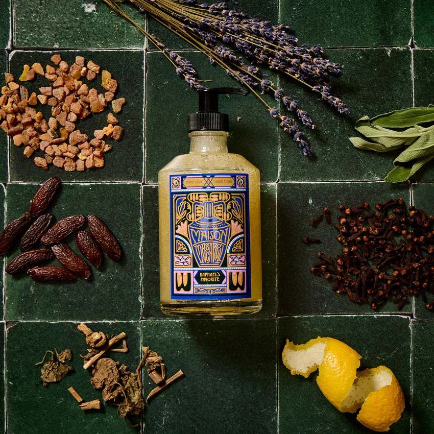 Maison Mascarell Hand Soap Starter Kit Dispenser & Soap Refill - Imperfect Container