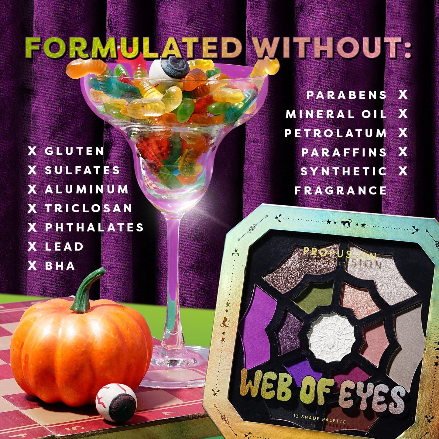 Monster Bash | Web of Eyes 13 Shade Palette