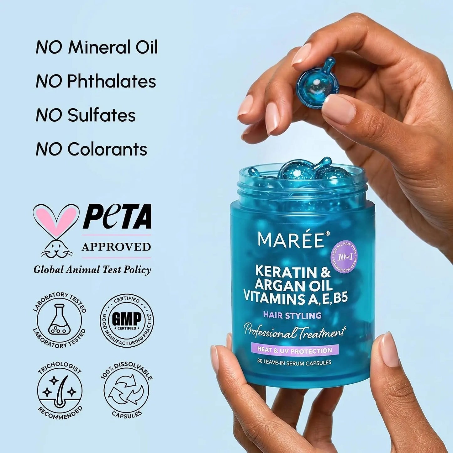 Oil Capsules For Frizzy Hair