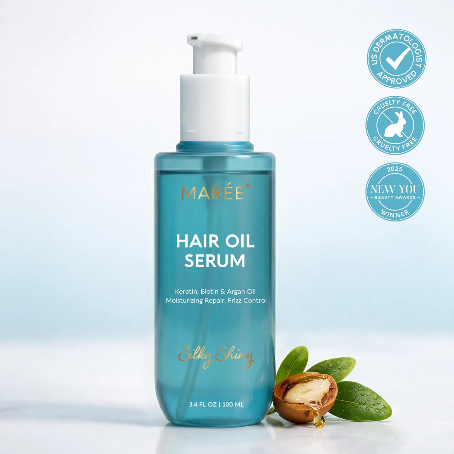 Keratin Oil Serum for Dry & Damaged Hair