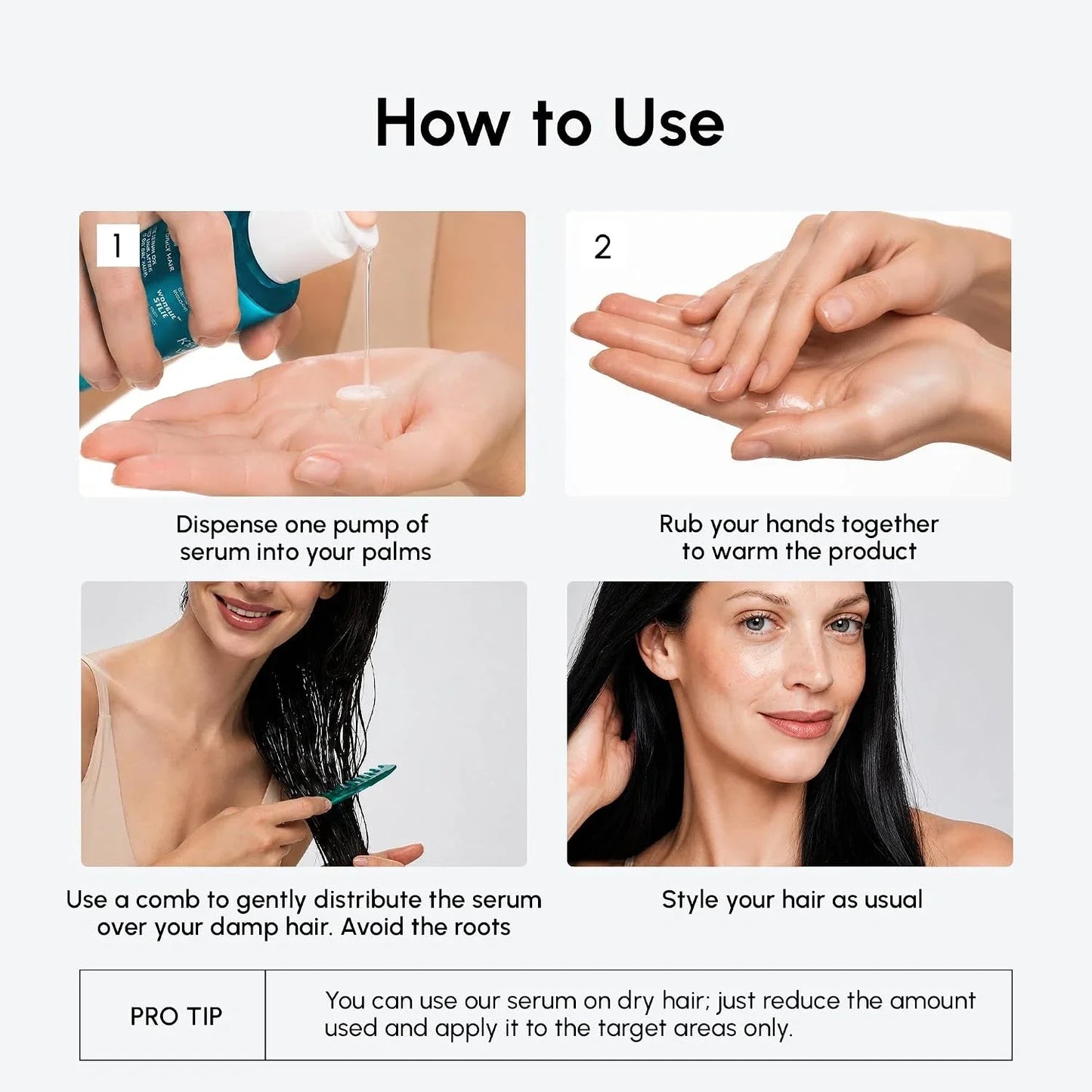 Keratin Oil Serum for Dry & Damaged Hair