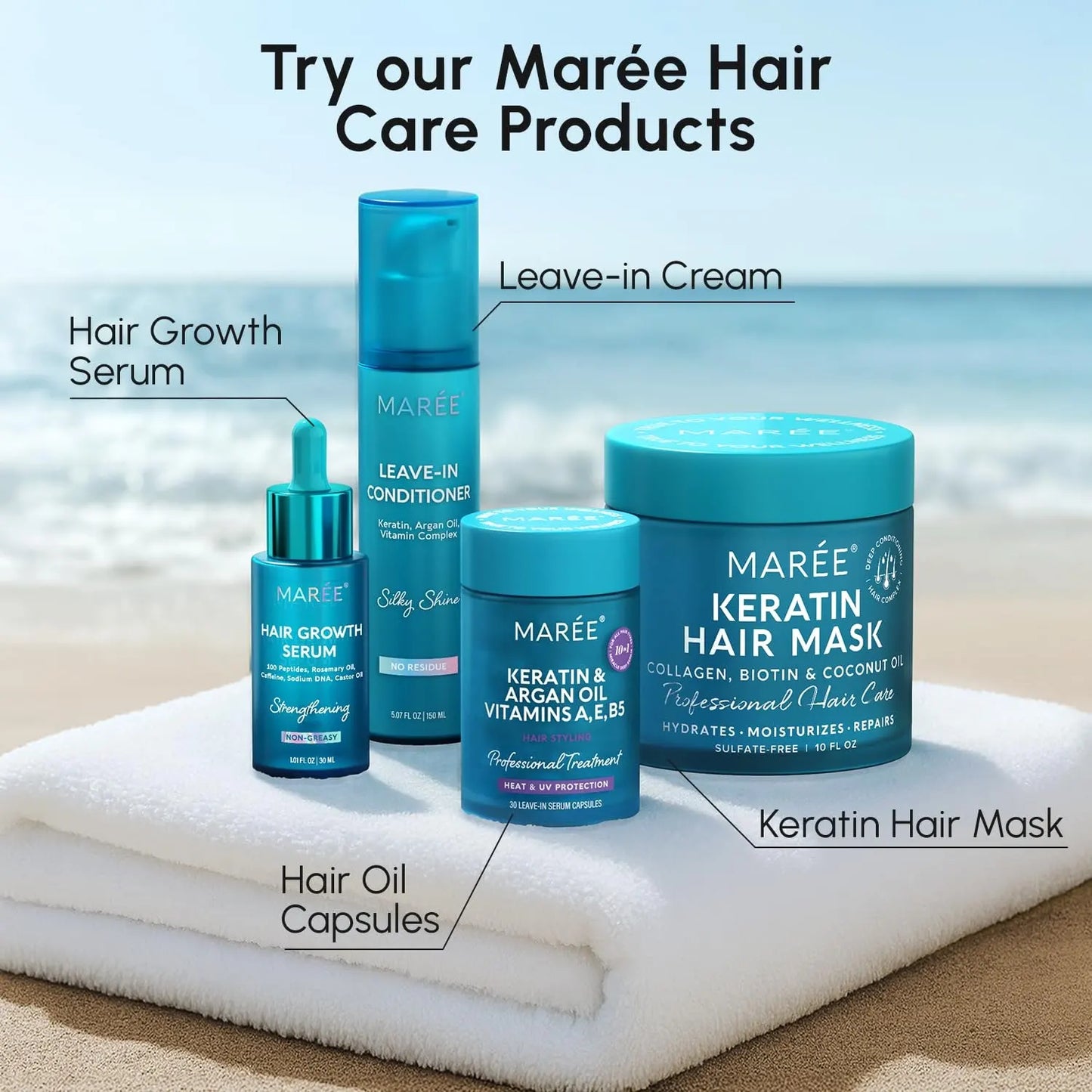 Keratin Oil Serum for Dry & Damaged Hair
