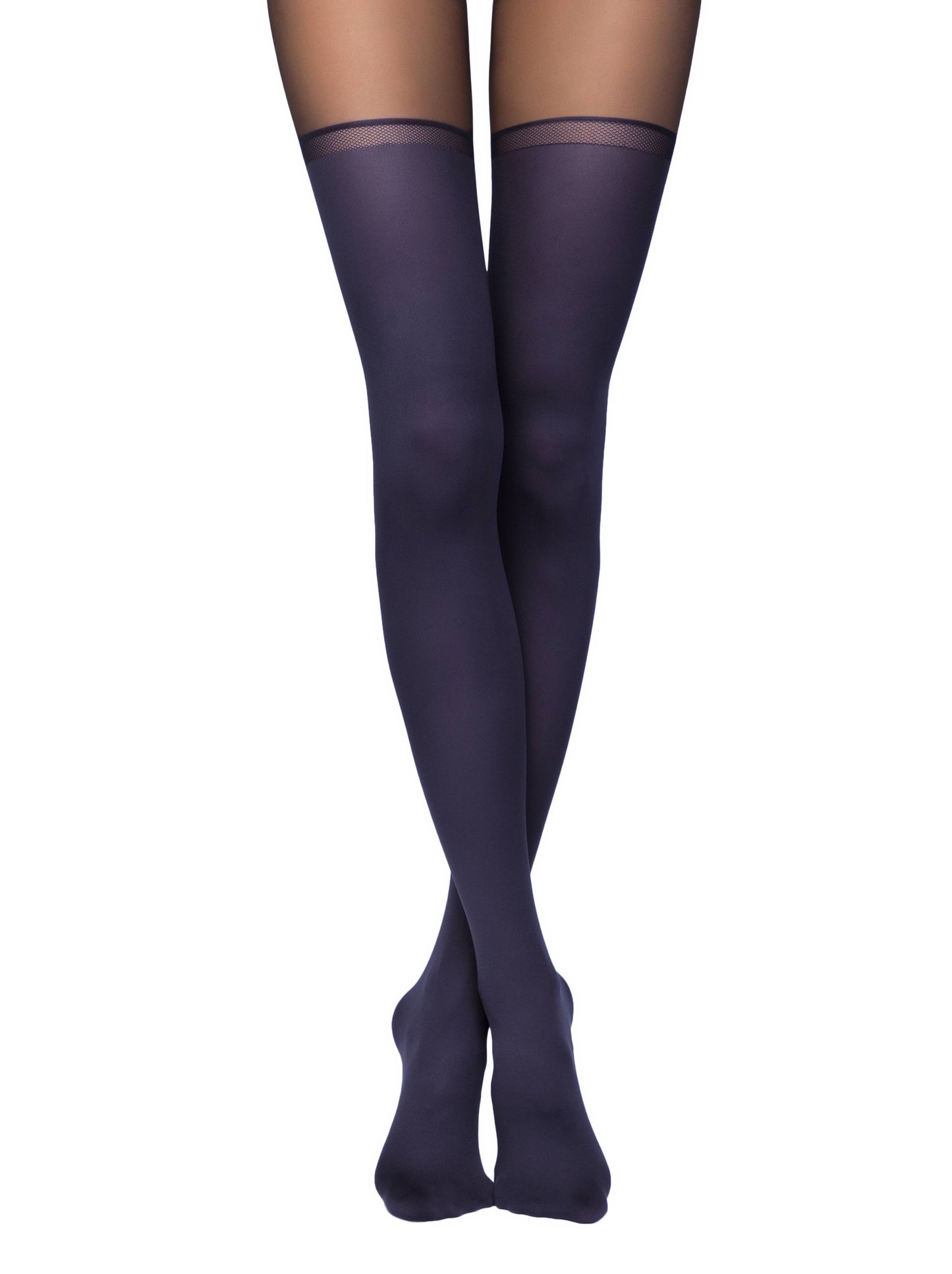 Conte Chance 50 Den - Fantasy Opaque Women's Tights with Imitation Golfs (16С-136СП)