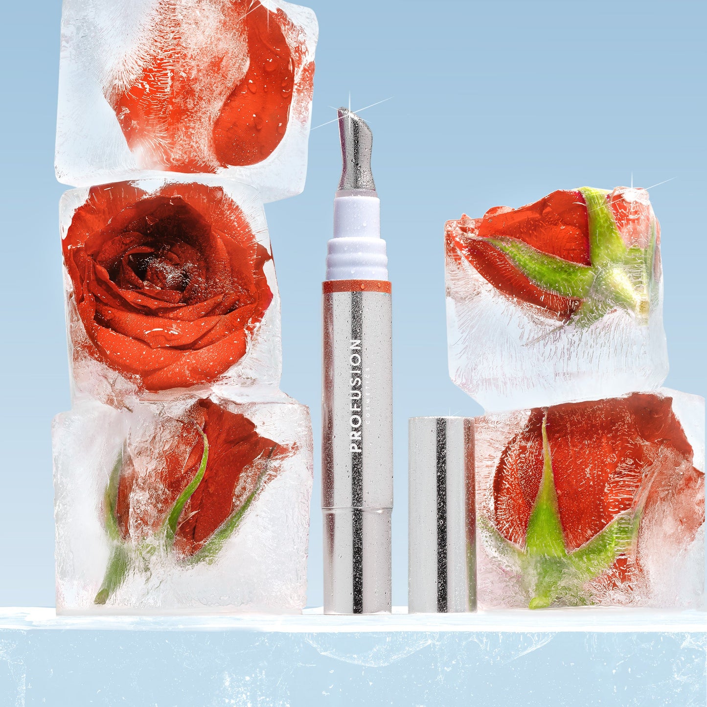 Frosted Kiss Cooling Plumping Lip Gloss