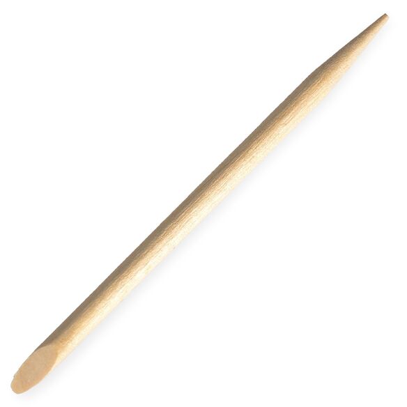 Orange Wood Cuticle Pusher and Applicator Stick, Double Sided - 100 Pieces
