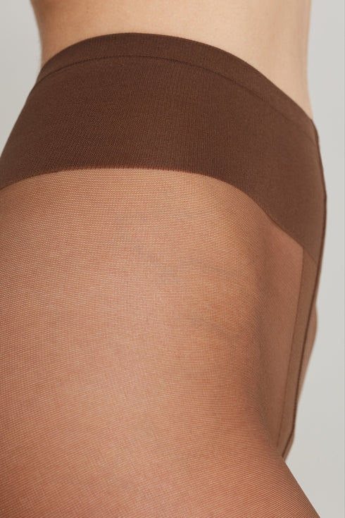 Conte Top 20 Den - Classic Women's Tights Sheer to Waist T-top Low Waist (8С-29СП)