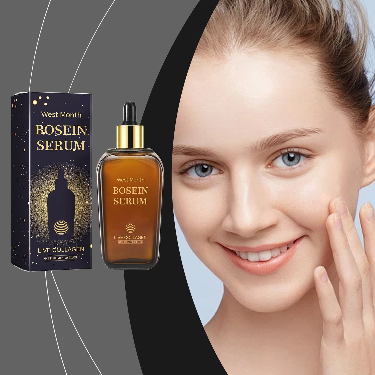 West Month The Bose Essence Lotion Helps Improve Skin Moisture Retention And Hydration, Enhancing The Skin's Luster And Smoothness