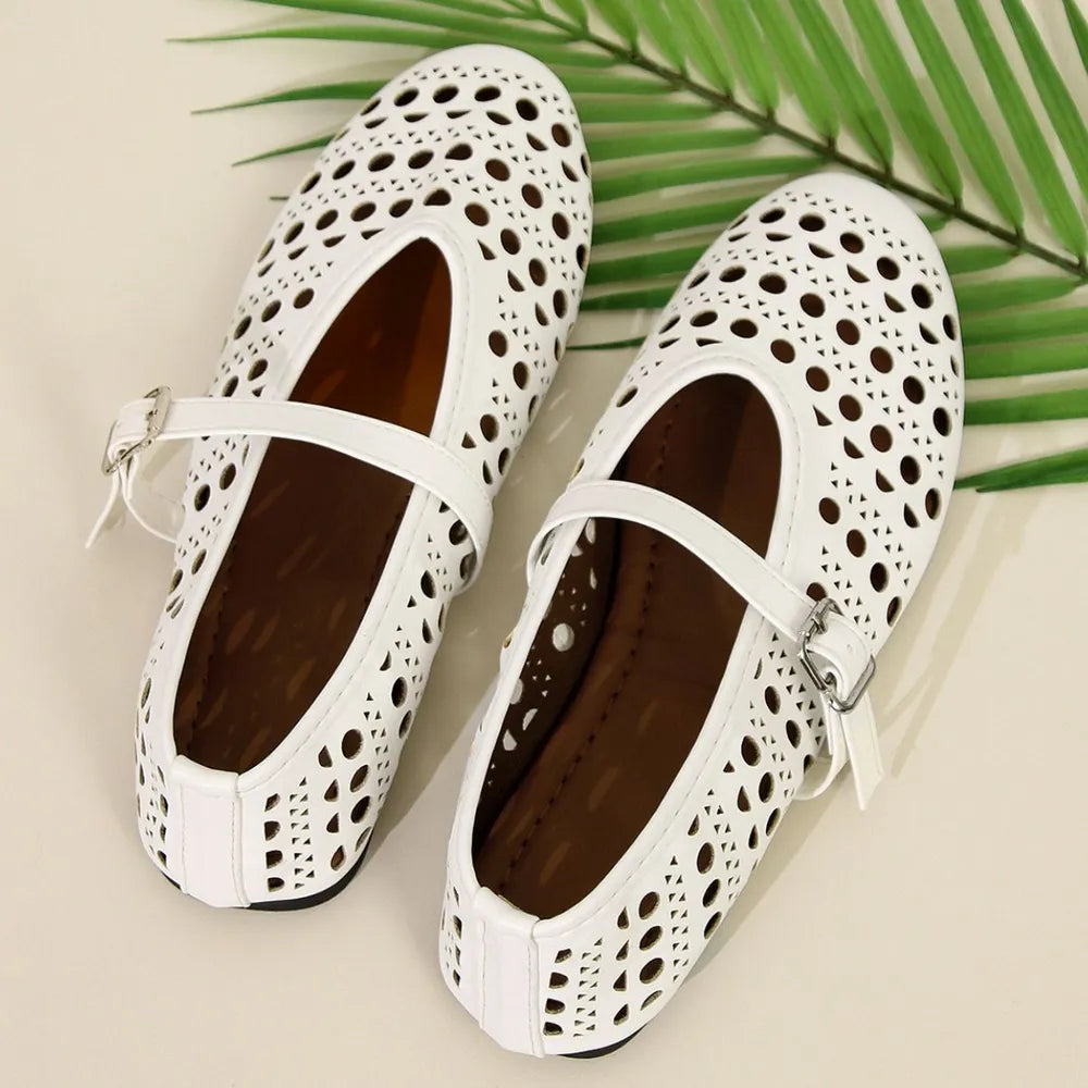 Round Toe Flats Slip-Ons