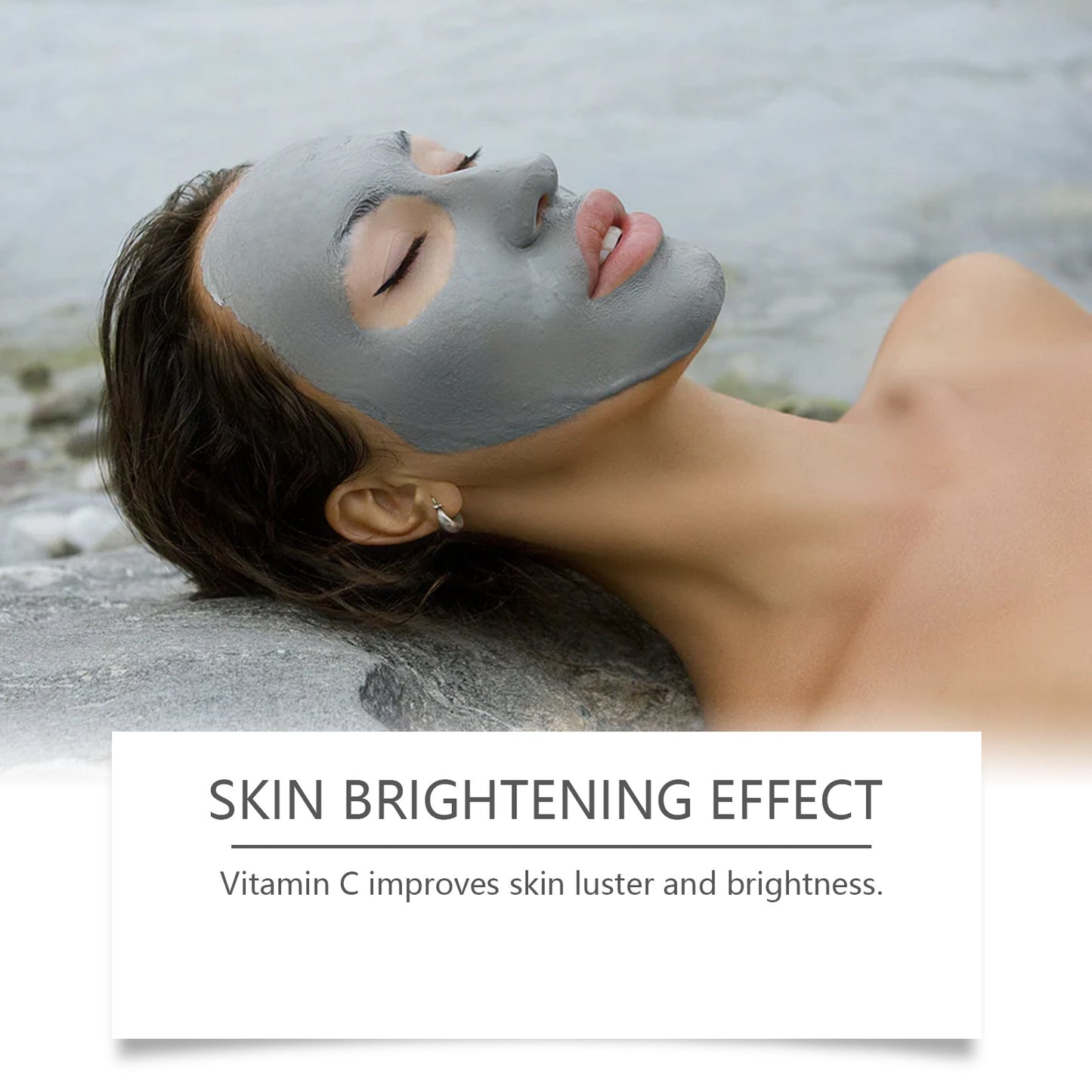 OUHOE Dead Sea Mud Cleansing Mask Gently Cleans And Removes Blackheads, Brightening And Smoothing Skin, Controls Oil And Moisturizes Without Tightness