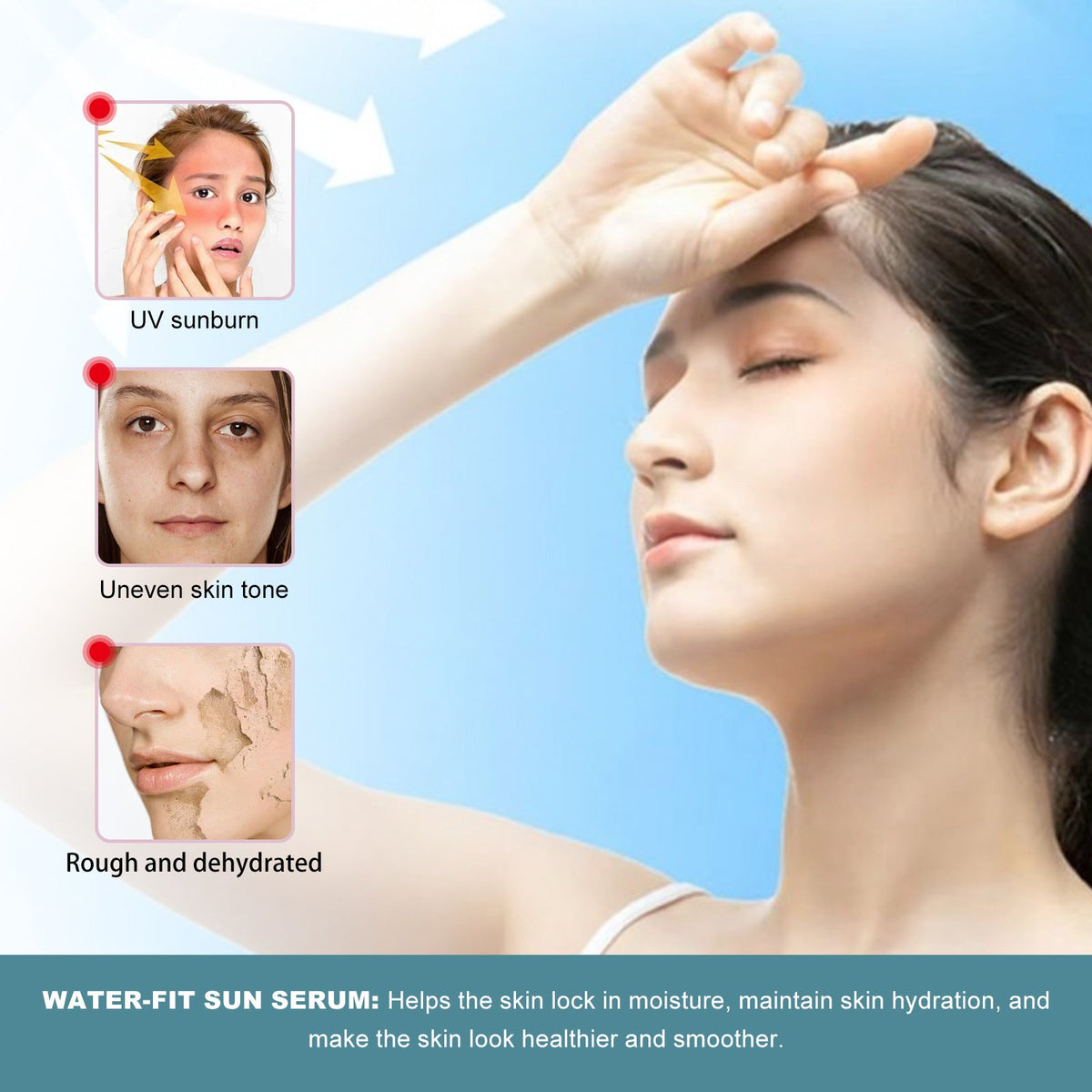 OUHOE Centella Water Fit Sunscreen Lotion