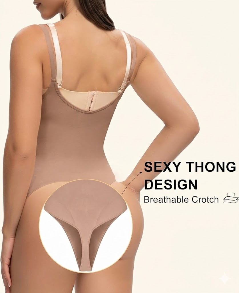 Open Bust Shapewear Tummy Control Bodysuits For Women Seamless Compression High Waisted Body Shaper