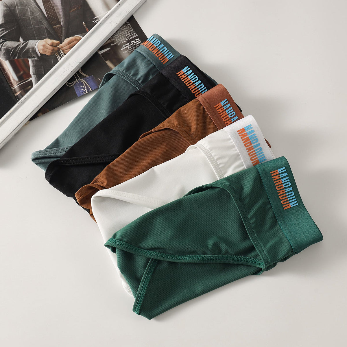 Mens Briefs Sexy Large Pouch Mid-rise Sports Style