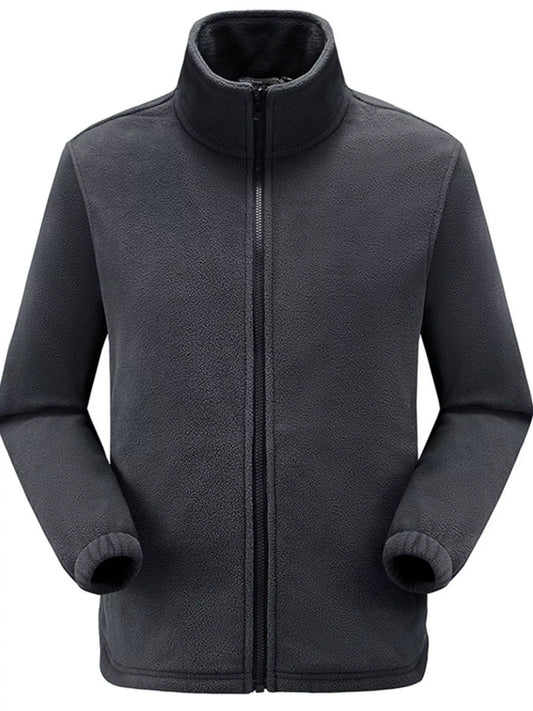 Men's Plus Size Zip Up Hooded Jacket
