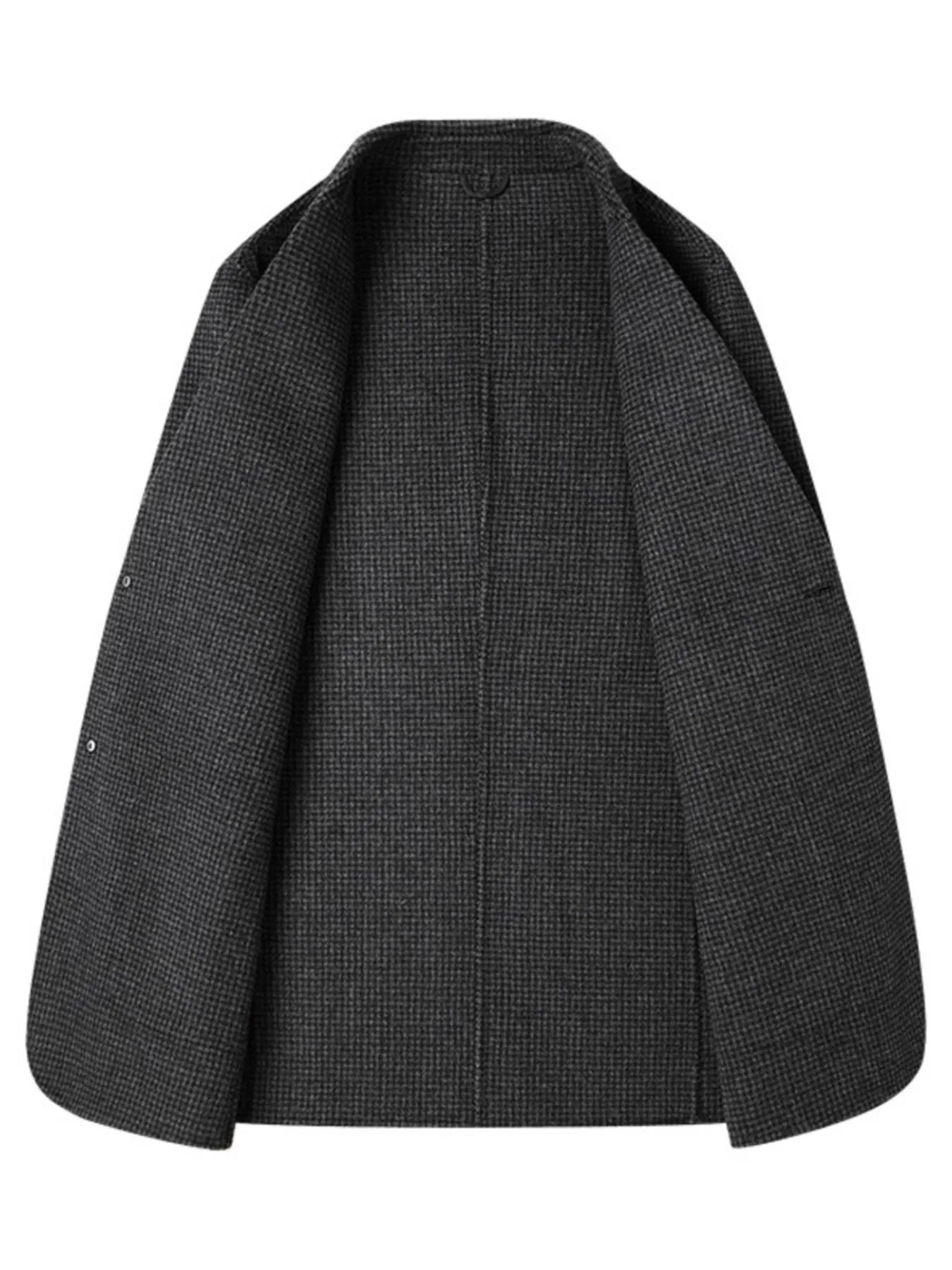 Men's Plus Size Lapel Collar Long Sleeve Blazer